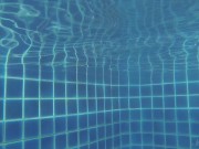 Blonde Pool Babe Wendy Swimming Nude Under Water 7/16