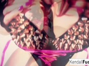 Kendall does a sexy tease 13/16