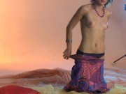 All Natural Light Eyed Princess Doris Strips Out Of Her Sexy Dress! 6/16