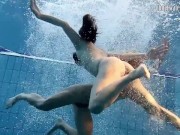 Watch them hottest babes underwater super sexy