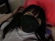 体操着ブルマコスプレで夜のストレッチ！パンツをずらして中出しセックス！ Cum di dalam vagina dengan pakaian olahraga sekolah Jepang! 13/16