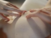 Gorgeous Coed Annett Caresses Her Delicious Naked Body On The Sofa! 5/16