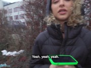 Public Agent Curly haired petite Spanish babe Geishakyd doggystyle sex in hallway 5/16