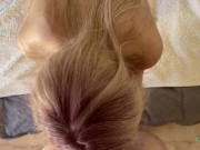 Bitch in fishnet pantyhose rides cock! Her ass is heavily oiled! POV! MartinPaola! MILF!Full version 8/16