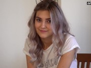 Solo first time masturbation on camera of Tieny Mieny 4/16