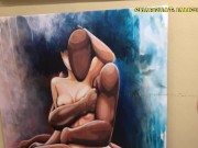 Art Painting Colllector got a quickie blowjob inside the museum 2/16