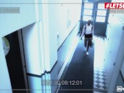 HORNY HOSTEL - Ebony Babe Zaawaadi Gets Her Ass Pumped By White Cock - LETSDOEIT 1/16