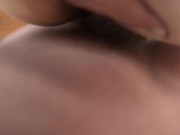 Hairy pussy tattooed hottie Pearl Sage POV blowjob then you fuck her hairy pussy 15/16