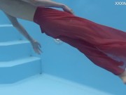 Petite ultra hot pornstar Hermione Ganger in the pool 10/16