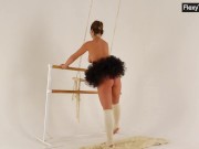 Spreading her legs and wearing a mask Myra Zavisalo 10/16