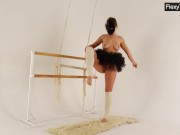 Spreading her legs and wearing a mask Myra Zavisalo 11/16