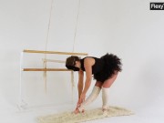 Spreading her legs and wearing a mask Myra Zavisalo 2/16