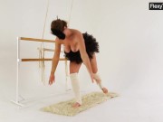 Spreading her legs and wearing a mask Myra Zavisalo 6/16