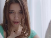 WOWGIRLS Gorgeous Russian model Mila Azul playing with her tits and fingering her pussy in this hot solo video 1/16