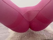 Sportswoman Masturbates Ass with Dildo in Torn Leggings and Gets Orgasm after Workout 4/16