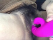 [素人自撮]人妻の手とおもちゃで一人えっち。喘ぎ声は後半に。Married woman masturbates relaxedly.The pant voice is in the second ha 14/16