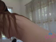 Cute and beautiful babe Alina West pov blowjob and rides your cock then gets fucked to orgasm 10/16
