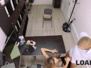 LOAN4K. Hot MILF craves money so lender hurries to help her for sex 15/16