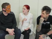 Redheaded contorted anal teen sub slave is butt fucked hard then throat fucked 15/16