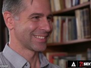 21 SEXTURY - Spanish Beauty Ginebra Bellucci Accepts Two Cumshots While Being DP'd! 2/16