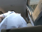 ニコニコ可愛い！性格最高！地下アイドル②駐車場で濃厚車内セックス　気持ち良すぎて大量の中出し 4/16