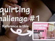 We begin the Japanese Wife Squirting Challenge | referred to the video of 