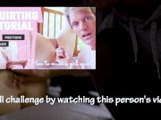 We begin the Japanese Wife Squirting Challenge | referred to the video of 