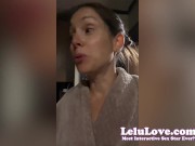 Homemade couple POV blowjob missionary doggystyle sex & cumshot mixed with real everyday behind the scenes vlogs - Lelu Love 12/16