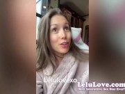 Homemade couple POV blowjob missionary doggystyle sex & cumshot mixed with real everyday behind the scenes vlogs - Lelu Love 4/16