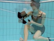 Swimming pool hotties swim and strip for you 1/16