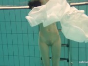 Swimming pool hotties swim and strip for you 16/16