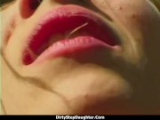 Mascular Dad gets to fuck his tight stepdaughter's wet pussy 12/16