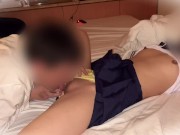 【素人ハメ撮り】制服J◯とラブホでラブラブ💕SEX 5/16