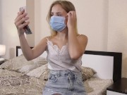 Pink Pussy Petite Monica Likes Squeezing Her Cute All Natural Boobs! 5/16