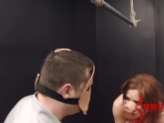 Ass eating humiliated sub slave bound and analized in ass domination threesome 15/16