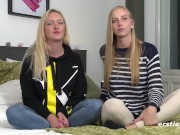 Heiße deutsche Blondine bringt Freundin 2 mal zum Orgasmus 12/16