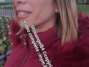 Littleangel84 - Pipe super risquée au lac leman et creampie dans la campagne Suisse 13/16