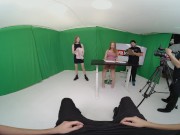 VR BANGERS Curvy Skylar Snow Discovers Really Huge Cock This Morning VR Porn 2/16