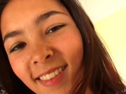 All Natural Cutie Cecil Stuffs That Pussy With Her Fingers! 7/16