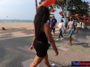 Big ass teen amateur from Thailand made a porno movie with big dick tourist 3/16