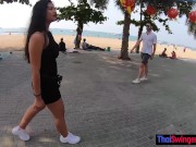 Big ass teen amateur from Thailand made a porno movie with big dick tourist 4/16