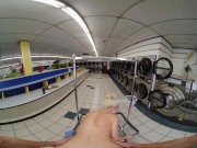 VR BANGERS Petite Teen Kiara Cole Gets Caught Naked In Public Laundry VR Porn 8/16