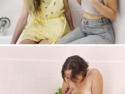 Ersties April Squirters: Olive and Laney 10/16