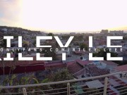 POV: Sensual Exhibitionist Blowjob on the Balcony (Huge Cumshot & Cumplay) 16/16