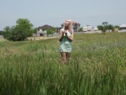 Pink Pussy Princess Maria Rubio Finger Fucks Her Wet Hole Outdoors! 5/16