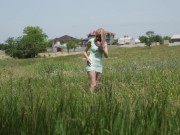 Pink Pussy Princess Maria Rubio Finger Fucks Her Wet Hole Outdoors! 6/16