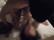 【19歳素人】清楚な見た目のF乳女子大生と旅行後の聖夜に生SEX　Japanese Creampie Hentai anima 10/16