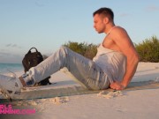 GIRLSRIMMING - Flawless outdoor rimjob and anal action with tiny teen Amanda Clarke 1/16