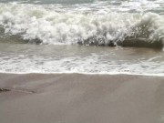 Gorgeous Teen Agnes Bathes Her Beautiful Naked Body In The Ocean! 3/16