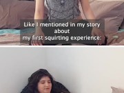 Josie Enjoys April Showers at Ersties 3/16